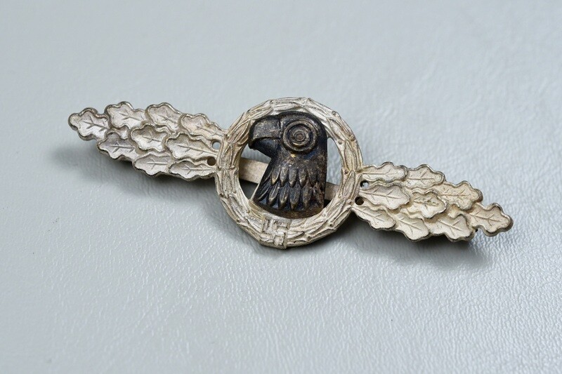 WWII GERMAN LUFTWAFFE RECONNAISSANCE FLIGHT CLASP IN SILVER - IN CASE