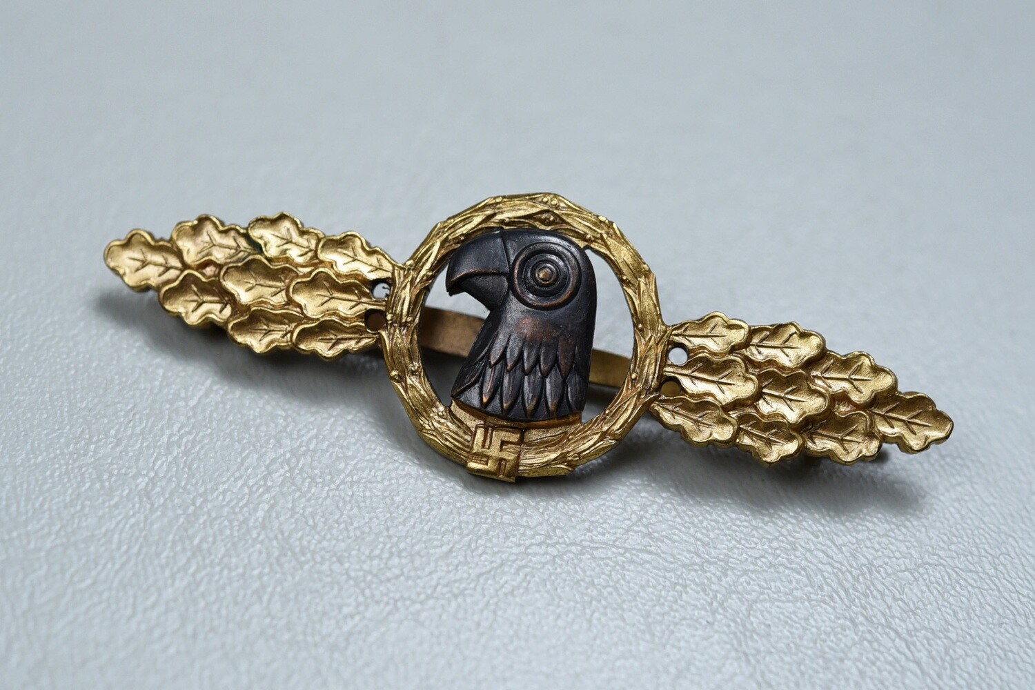 WWII GERMAN LUFTWAFFE RECONNAISSANCE FLIGHT CLASP IN GOLD