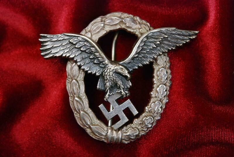 WWII German Luftwaffe Pilots Badge by BSW
