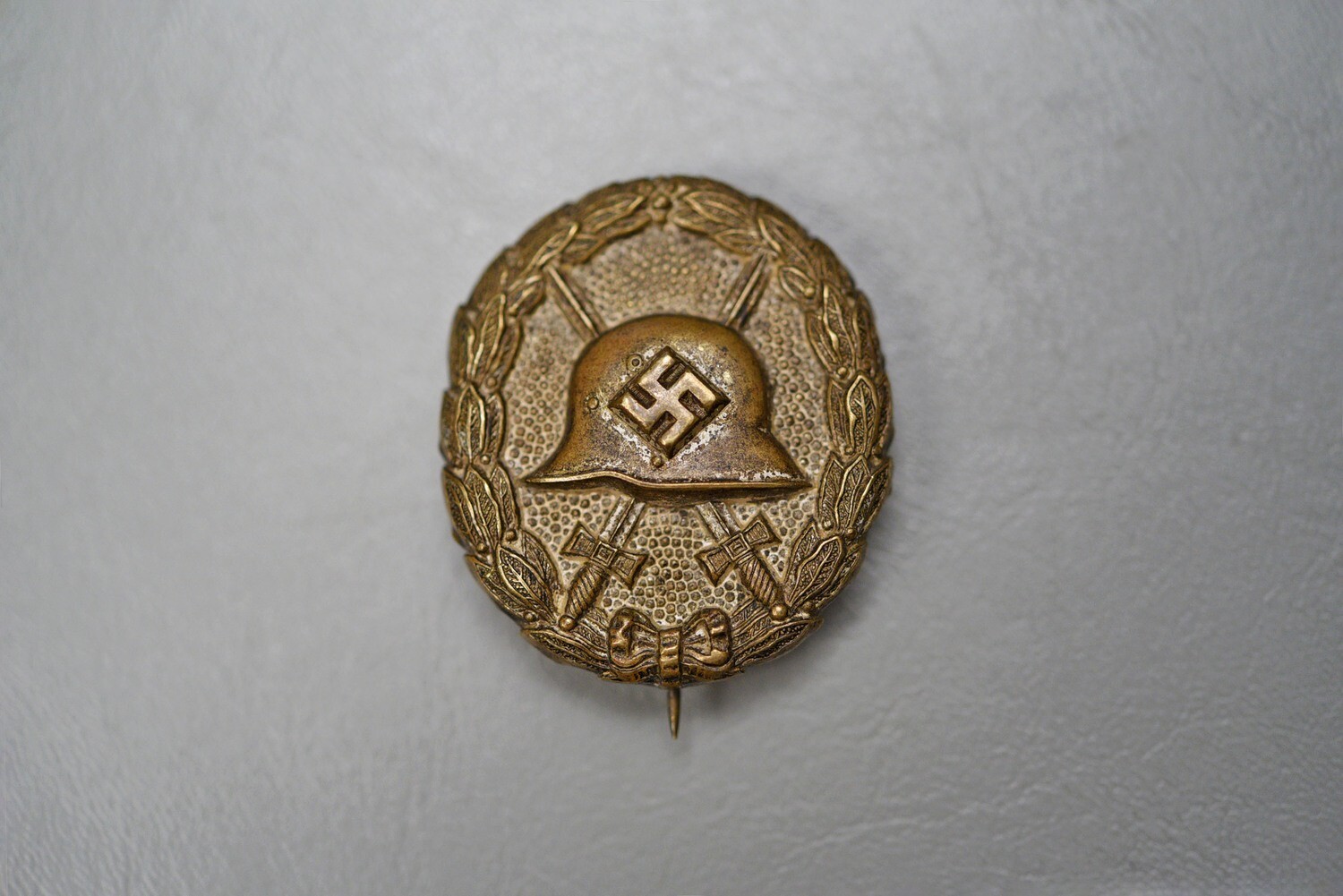 WWII GERMAN MODEL 1936 &quot;SPANISH&quot; WOUND BADGE IN SILVER