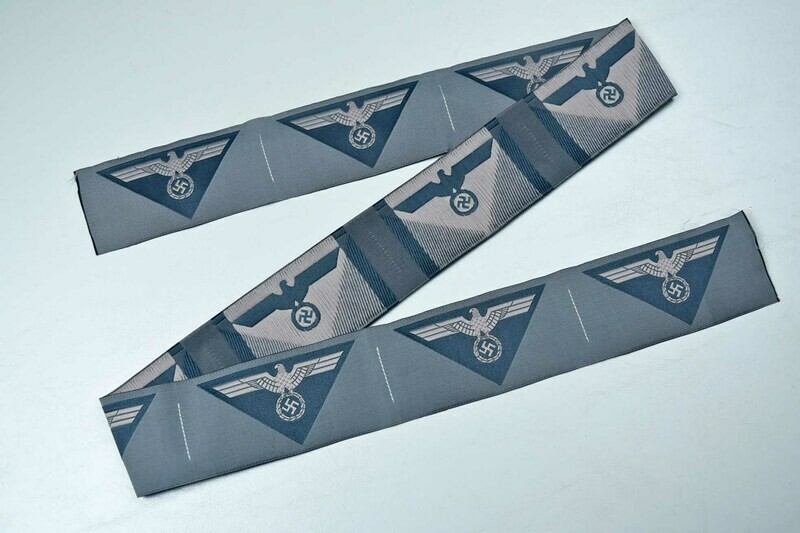 WWII GERMAN M-1944 BREAST EAGLES - UN CUT STRIP OF 10
