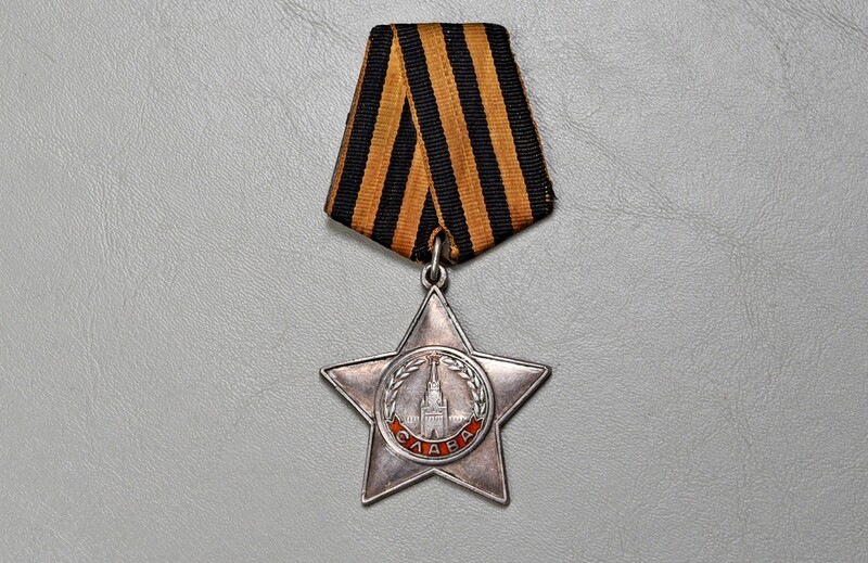 WWII SOVIET ORDER OF GLORY 3rd CLASS #413538 WWII SOVIET ORDER OF GLORY 3rd CLASS #413538