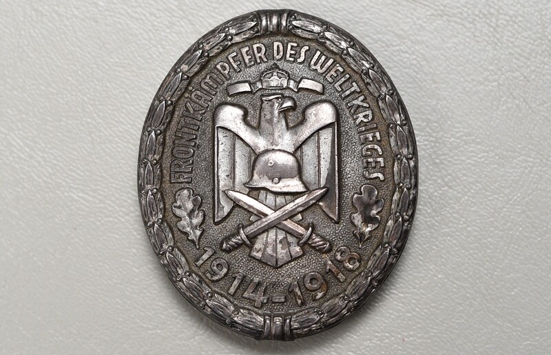 WWI GERMAN 1914-1918 FRONT-FIGHTER OF THE WORLD WAR DECORATION