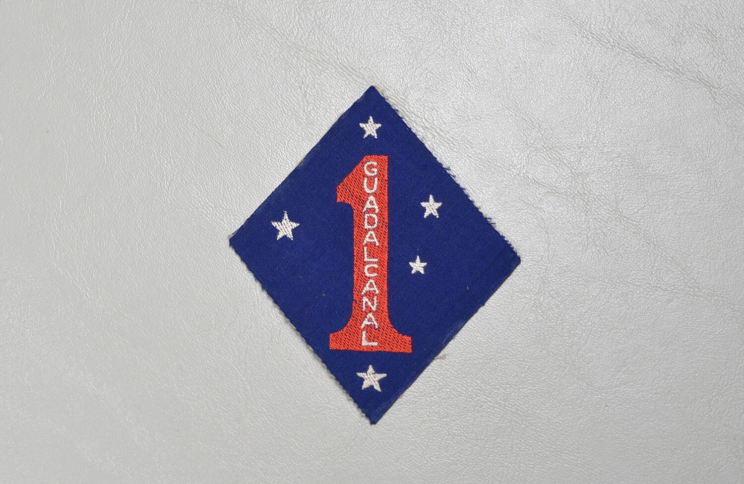 WWII U.S. MARINE CORPS 1st MARINE DIVISION SHOULDER PATCH - AUSTRALIAN MADE