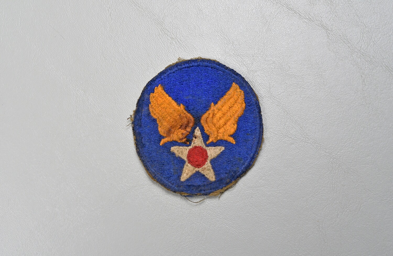 WWII U.S. ARMY AIR CORPS HEADQUARTERS SHOULDER PATCH - GREEN BACK