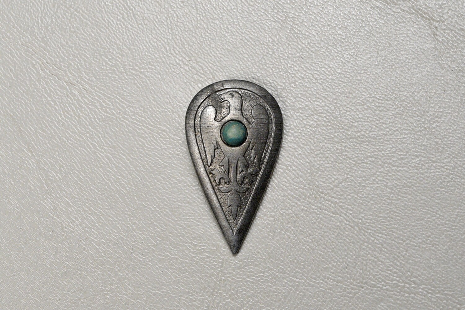WWII GERMAN WHW 1941 WINTER RELIEF VIKING SHIELD PIN - MAKER MARKED