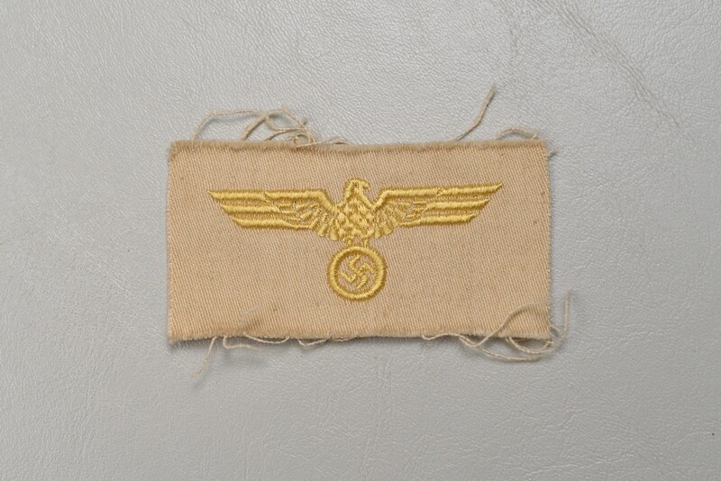 WWII GERMAN KRIEGSMARINE TROPICAL M41 FIELD CAP EAGLE - UNCUT