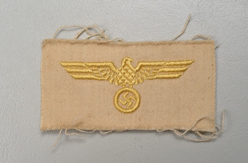 WWII GERMAN KRIEGSMARINE TROPICAL M41 FIELD CAP EAGLE - UNCUT