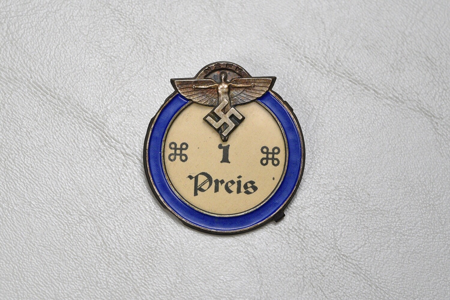 WWII GERMAN NSFK 1st PLACE WINNER GLIDER COMPETITION BADGE