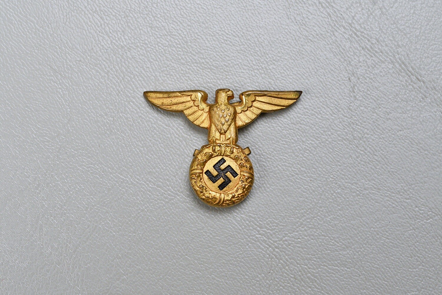 PRE-WWII GERMAN M1927 POLITICAL SENIOR OFFICIAL’S HAT EAGLE - FIRE GILT