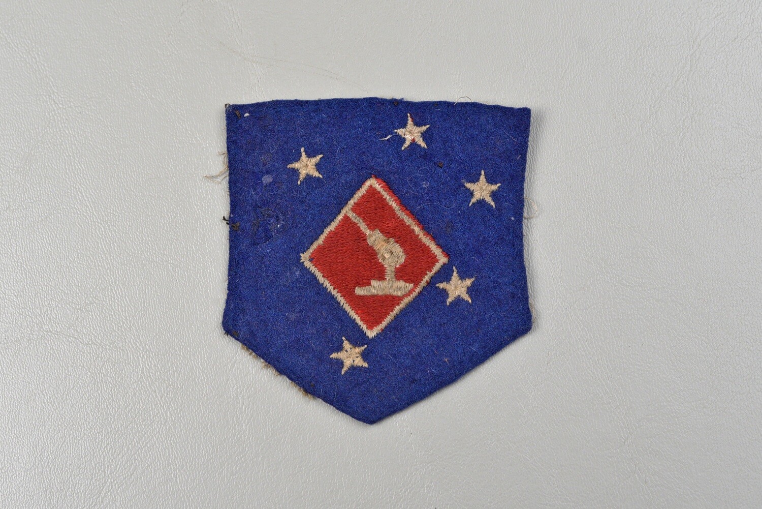 WWII U.S. MARINE CORPS DEFENSE BATTALION PATCH - AUSTRALIAN MADE