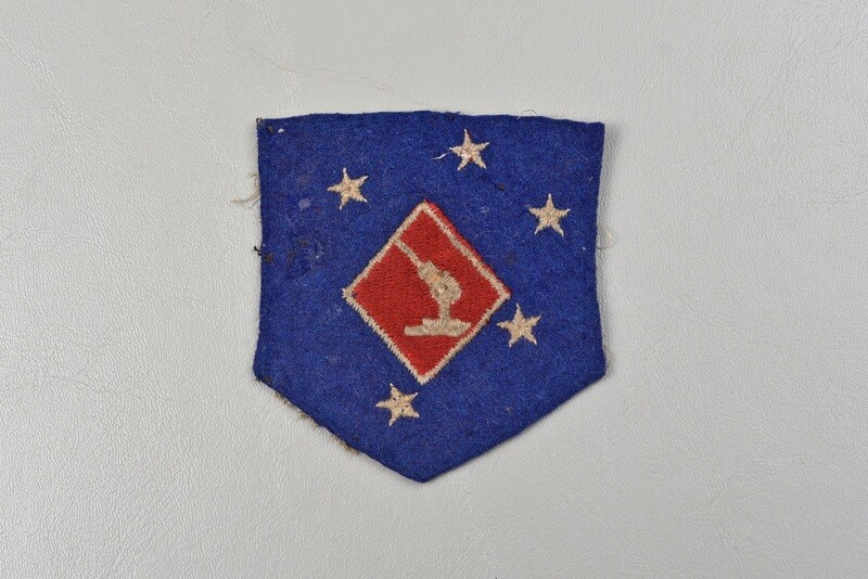 WWII U.S. MARINE CORPS DEFENSE BATTALION PATCH - AUSTRALIAN MADE WWII U.S. MARINE CORPS DEFENSE BATTALION PATCH - AUSTRALIAN MADE