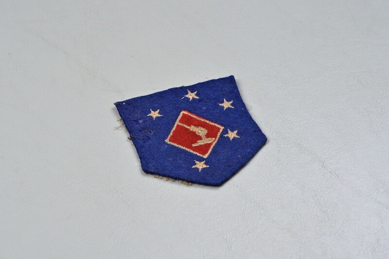 WWII U.S. MARINE CORPS DEFENSE BATTALION PATCH - AUSTRALIAN MADE