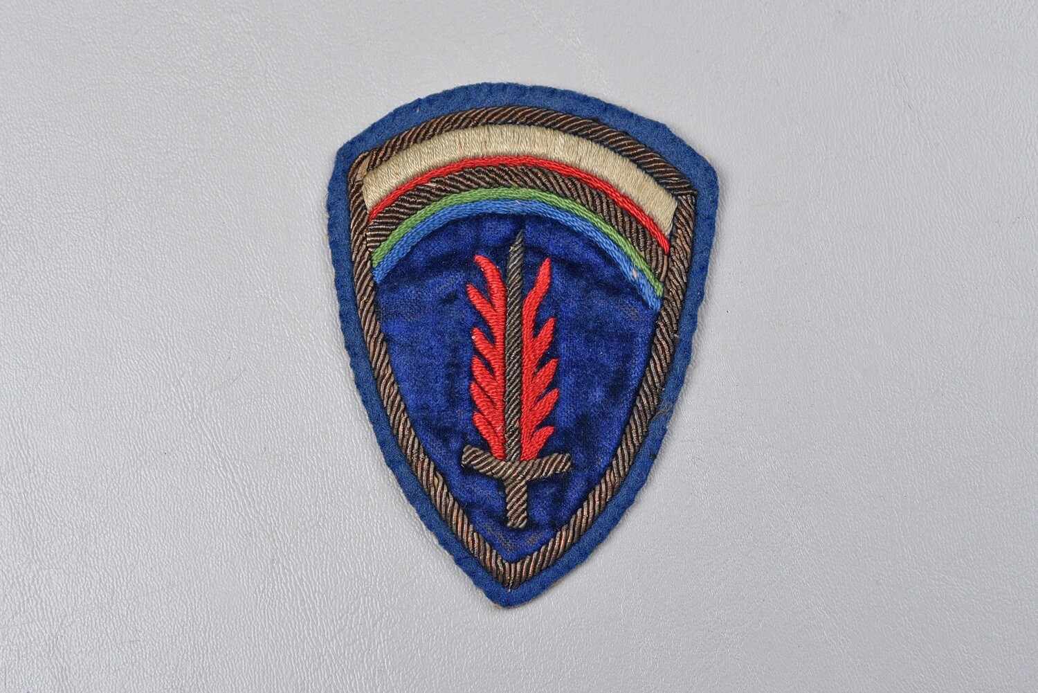 WWII U.S. S.H.A.E.F. PATCH IN BULLION - GERMAN MADE
