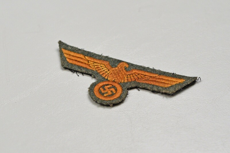 WWII GERMAN KRIEGSMAN COASTAL ARTILLERY ENLISTED BREAST EAGLE