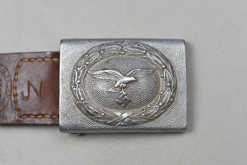 WWII GERMAN LUFTWAFFE MODEL 1936 ENLISTED BELT BUCKLE w/TAB DATED 1939