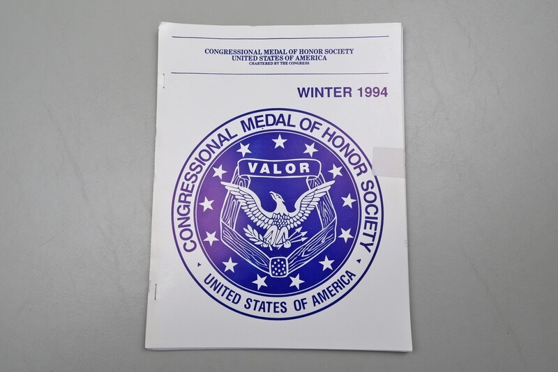 CONGRESSIONAL MEDAL OF HONOR SOCIETY NEWSLETTER BOOKLETS - 4 ISSUES, 1994-1995