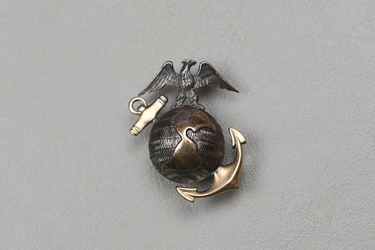 WWII U.S. MARINE CORPS 1920&#39;s - 1930&#39;s OFFICER’S COLLAR EGA BY H&amp;H - GOLD &amp; STERLING