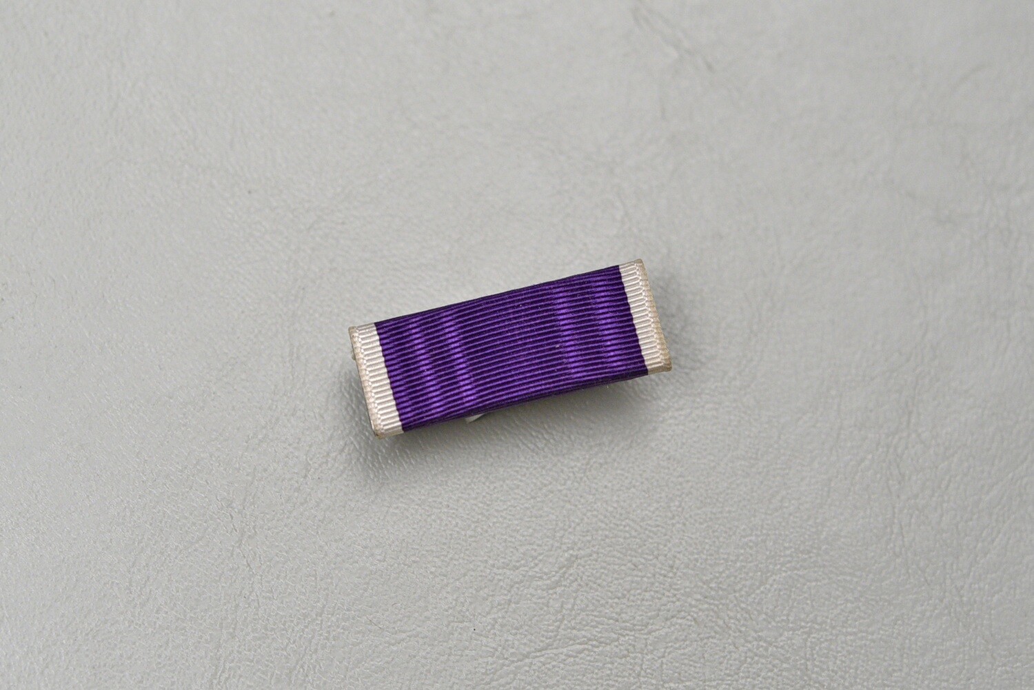 WWII U.S. NAVY/MARINE CORPS PURPLE HEART RIBBON BAR - STERLING MARKED