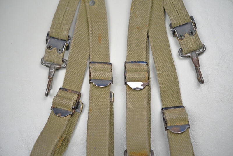 WWII U.S. MODEL 1936 COMBAT SUSPENDERS - ATLAS 1942