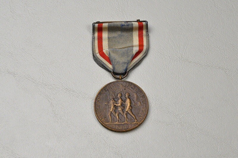 CONGRESSIONAL PHILIPPINE INSURRECTION MEDAL OF 1899 w/WRAP BROACH - NUMBERED CONGRESSIONAL PHILIPPINE INSURRECTION MEDAL OF 1899 w/WRAP BROACH - NUMBERED
