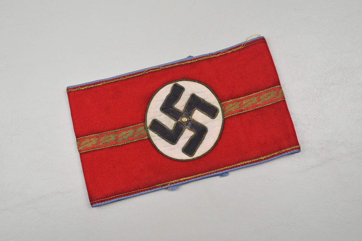 WWII GERMAN NSDAP ORTSGRUPPE BLOCKLEITER ARMBAND