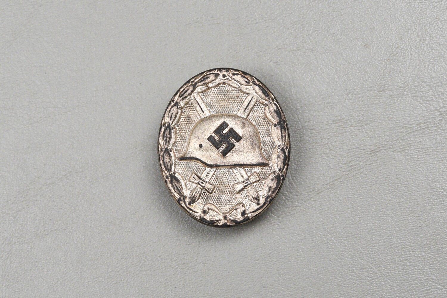 WWII GERMAN 1939 SILVER WOUND BADGE - MARKED &quot;107&quot;