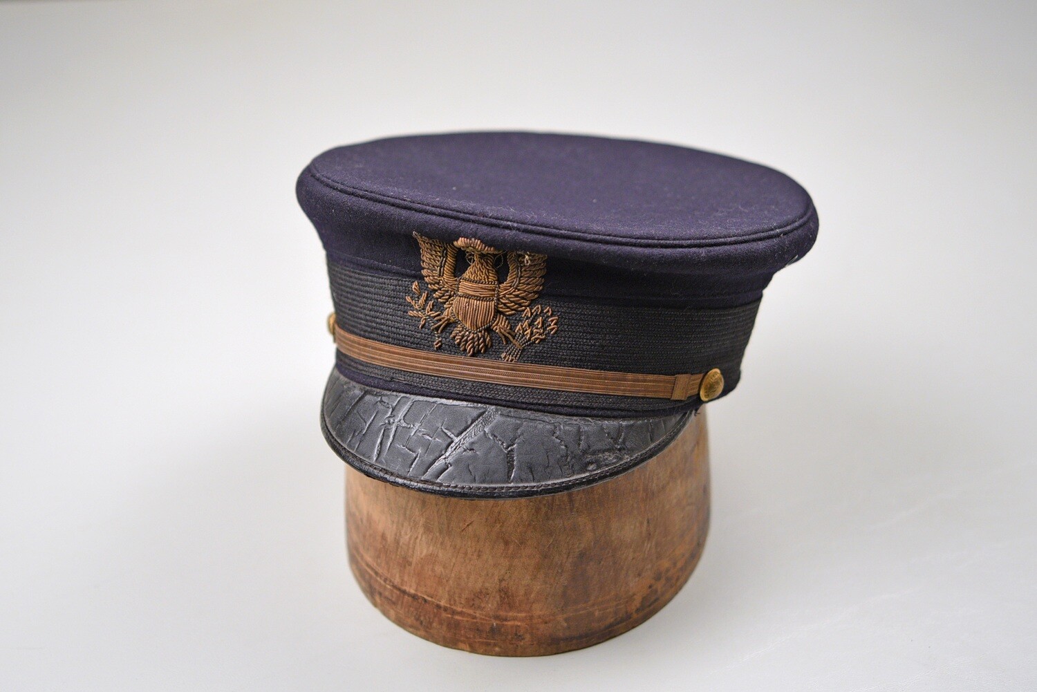 SPANISH AMERICAN WAR ARMY OFFICERS CAP - NICELY MARKED