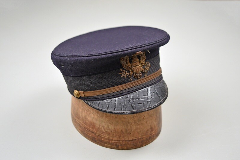 SPANISH AMERICAN WAR ARMY OFFICERS CAP - NICELY MARKED