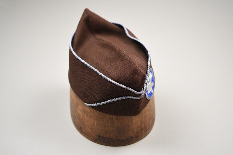 WWII U.S. ARMY AIRBORNE ENLISTED OVERSEAS CAP – CHOCOLATE BROWN