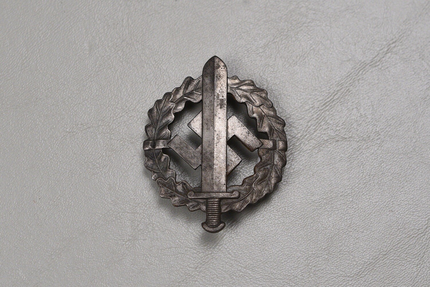 WWII GERMAN SA SPORTS BADGE IN SILVER BY REDO