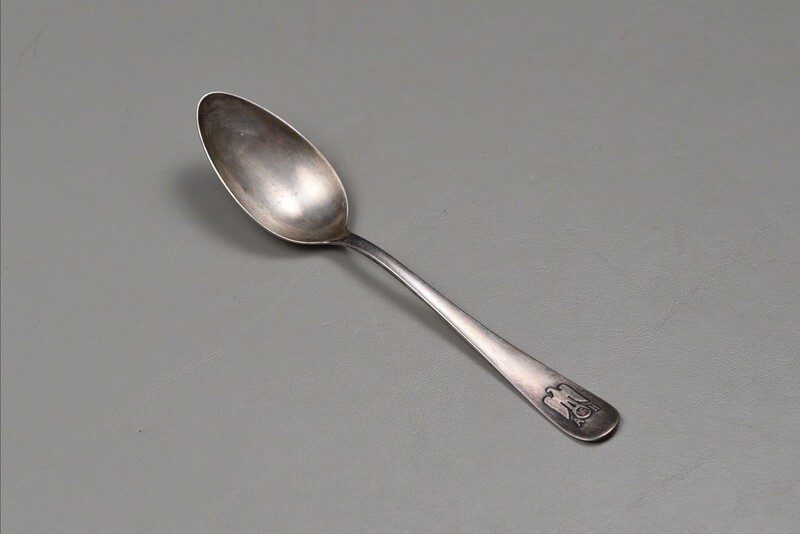 WWII GERMAN ADOLF HITLER LUNCHEON SPOON - MARKED