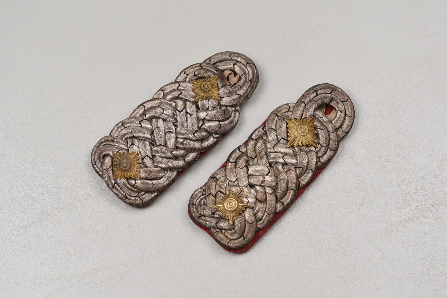 WWI IMPERIAL GERMAN ARTILLERIE OBERST SHOULDER BOARDS - PAIR