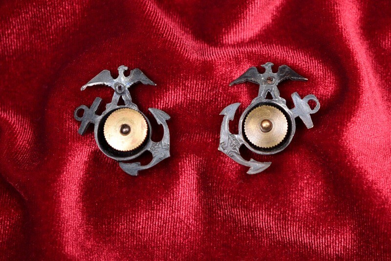 WWII U.S. MARINE CORPS OFFICER'S M 1937 EGA INSIGNIA - BY H&H