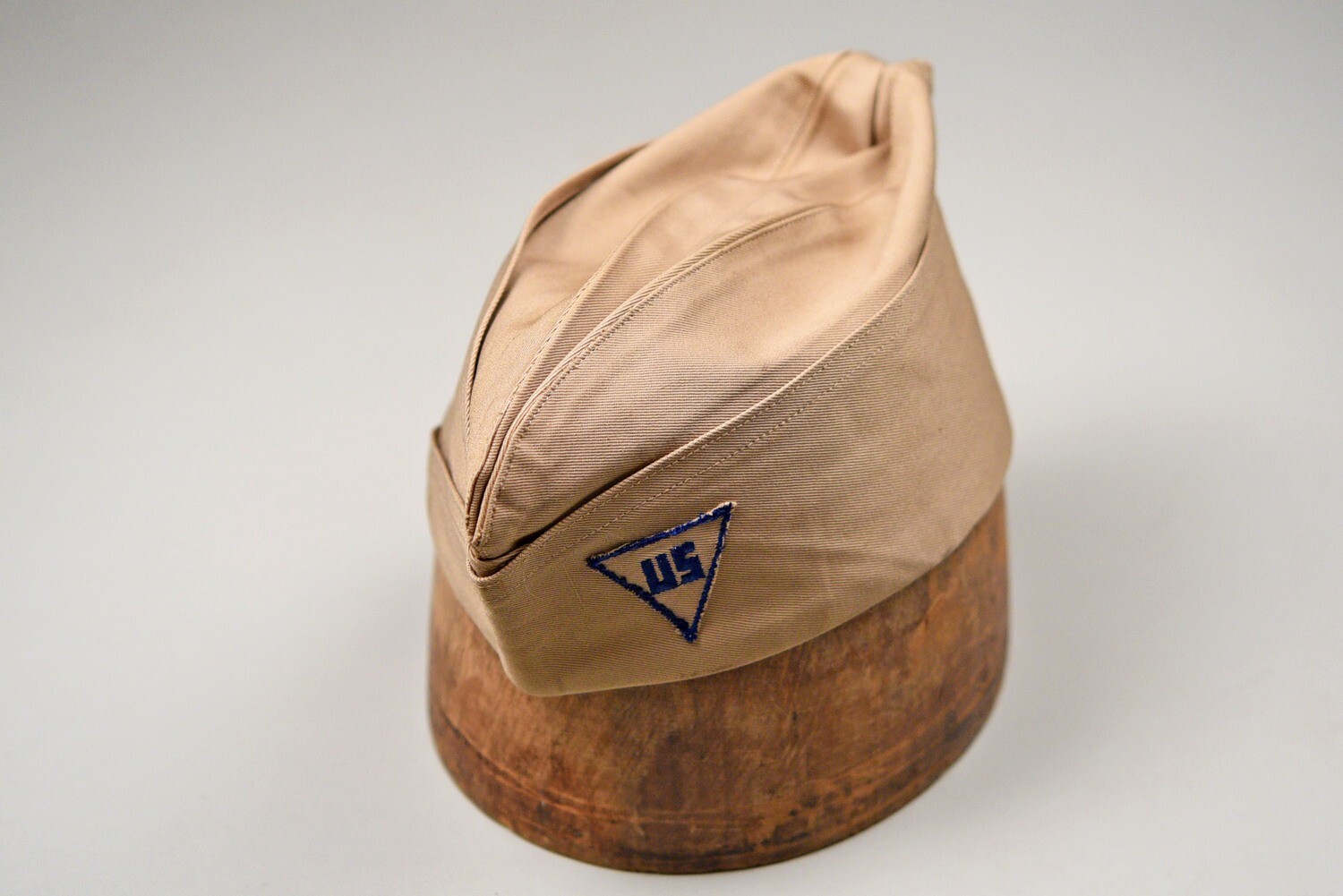 WWII U.S. CIVILIAN TECHNICIAN KHAKI OVERSEAS CAP