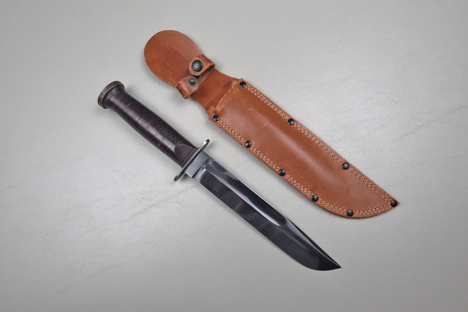 WWII U.S. WESTERN FIGHTING KNIFE NO. G-46-8” - MINT