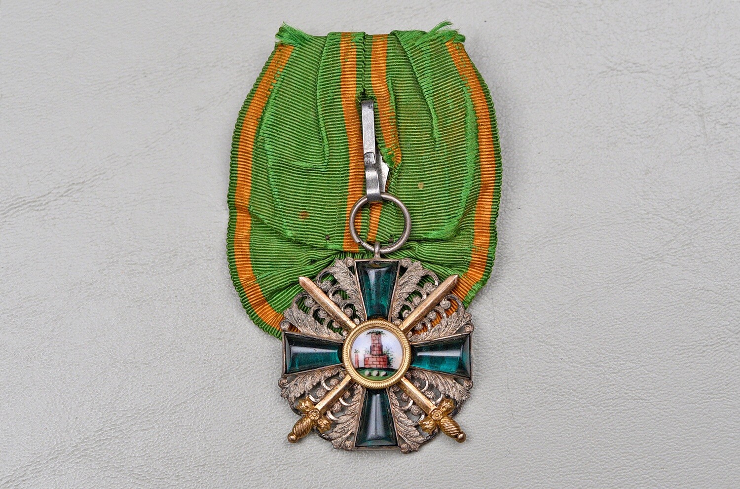 WWI GERMAN BADEN ORDER OF THE ZÄHRINGER LION, KNIGHTS CROSS 1st CLASS w/SWORDS