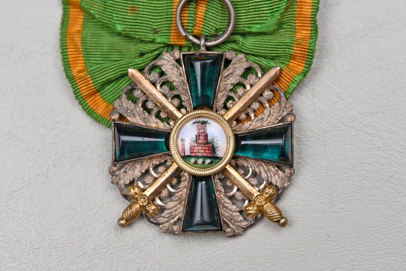 WWI GERMAN BADEN ORDER OF THE ZÄHRINGER LION, KNIGHTS CROSS 1st CLASS w/SWORDS