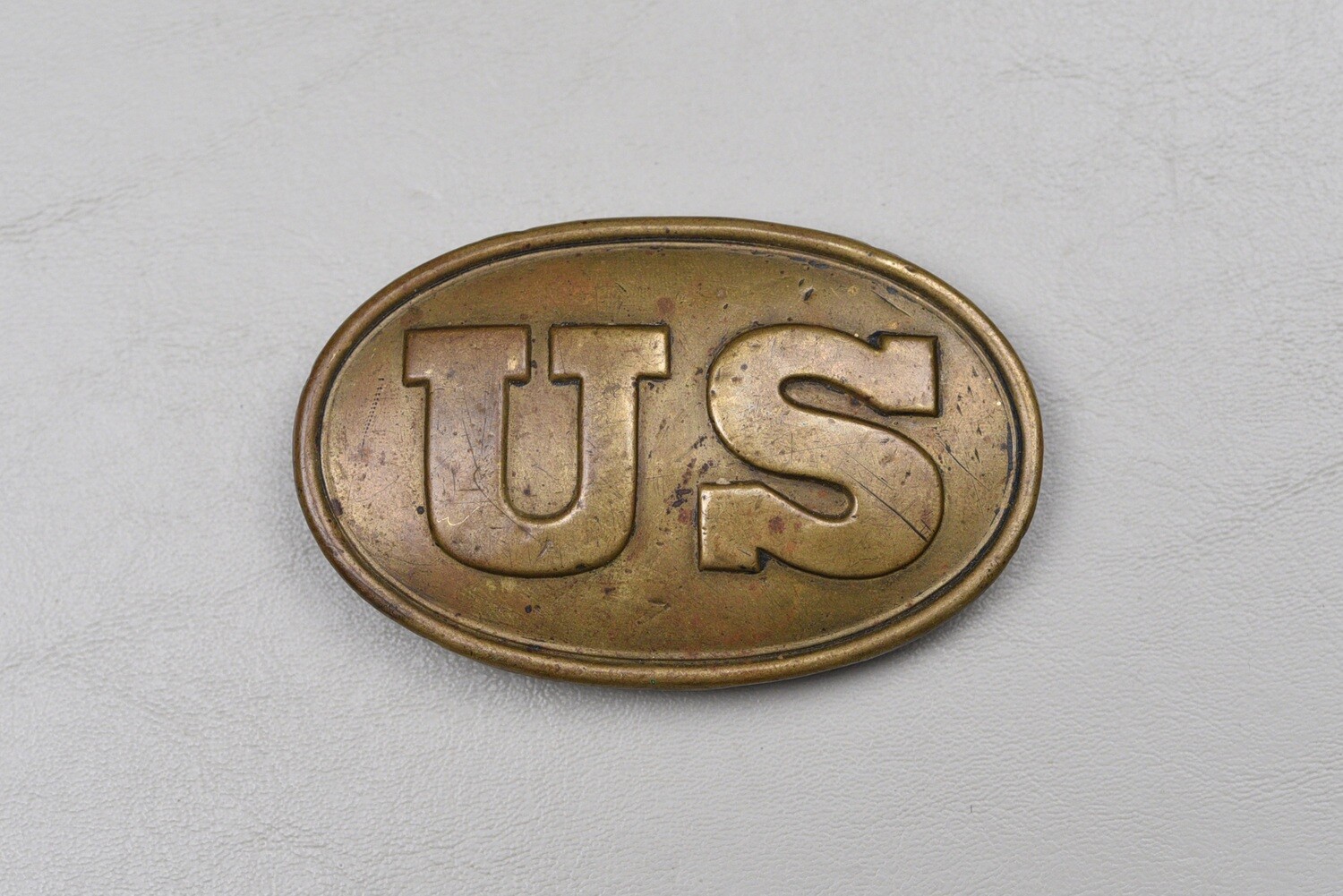 CIVIL WAR US OVAL BOX PLATE - NON DUG