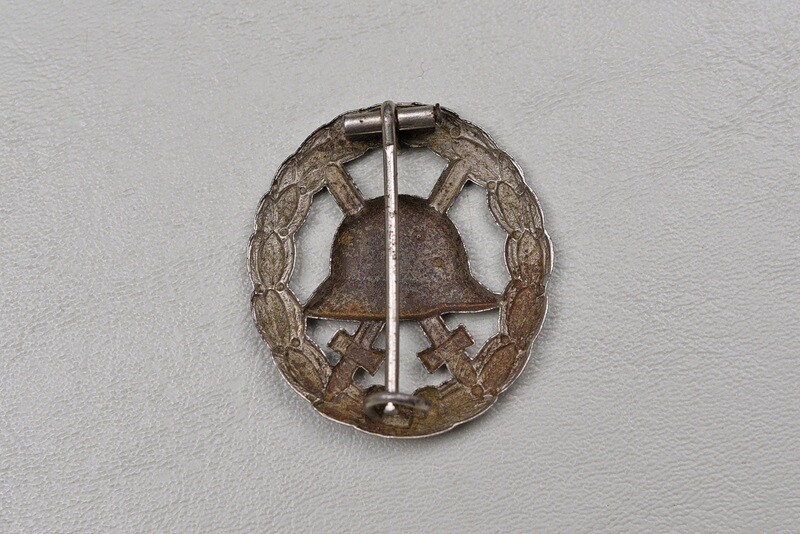 WWI GERMAN M1918 SILVER WOUND BADGE - CUT OUT