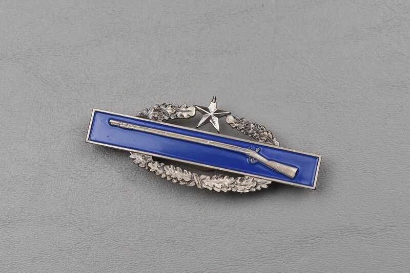 KOREAN WAR U.S. COMBAT INFANTRY BADGE w/STAR BY MEYER, NY