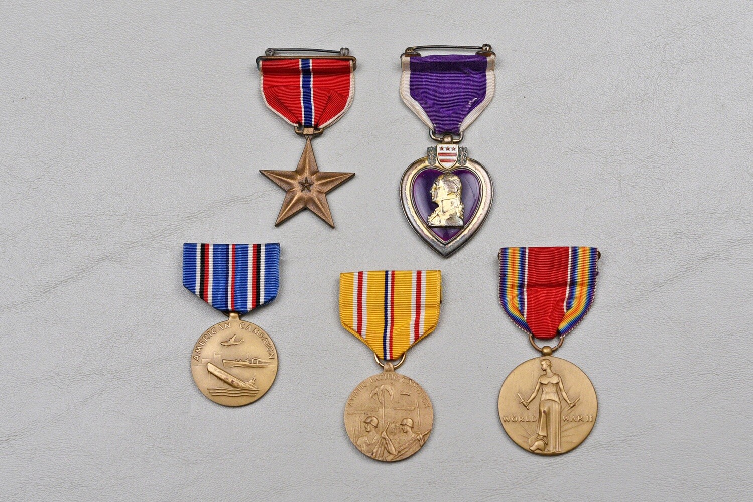 WWII U.S. BRONZE STAR/PURPLE HEART GROUP TO SGT. VERN F. LEES, USMCR- KIA SAIPAN