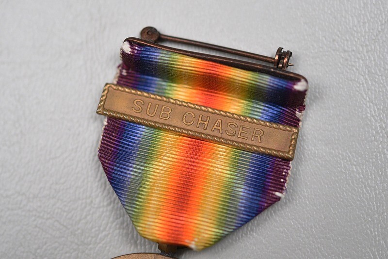 WWI U.S. VICTORY MEDAL w/SUB CHASER BAR
