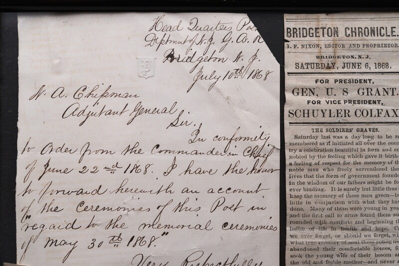 CIVIL WAR GAR BUTTON & DOCUMENT GROUP
