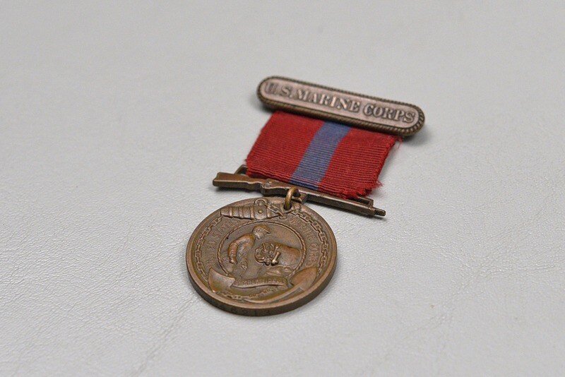 WWI U.S. MARINE GOOD CONDUCT MEDAL - NUMBERED