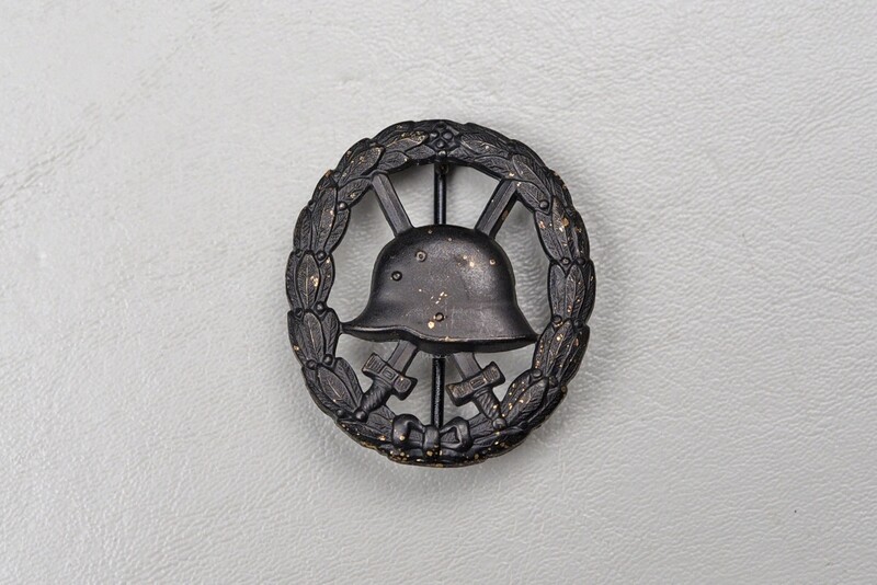 WWI GERMAN 1918 BLACK WOUND BADGE – CUT OUT TYPE WWI GERMAN 1918 BLACK WOUND BADGE – CUT OUT TYPE