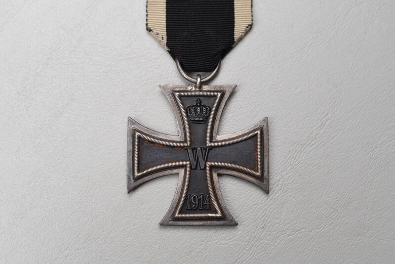 WWI GERMAN 1914 IRON CROSS 2nd CLASS w/RIBBON
