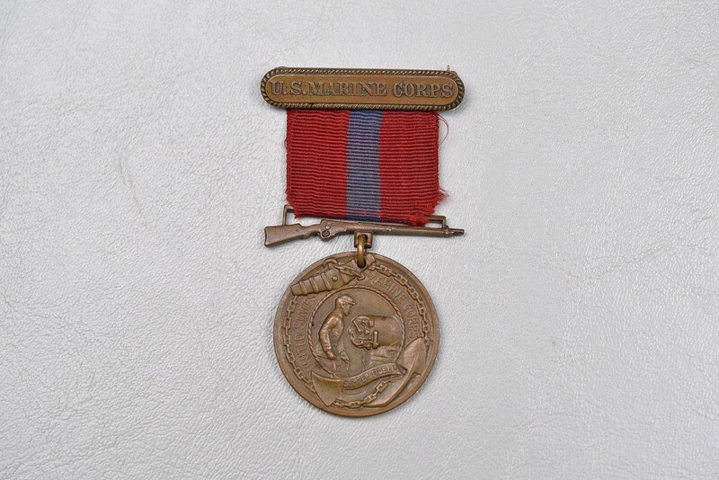 WWI U.S. MARINE GOOD CONDUCT MEDAL - NUMBERED