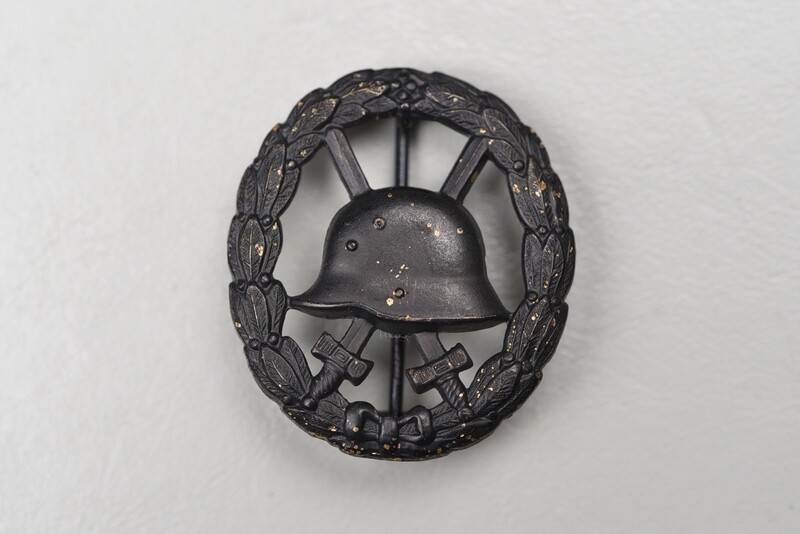 WWI GERMAN 1918 BLACK WOUND BADGE – CUT OUT TYPE