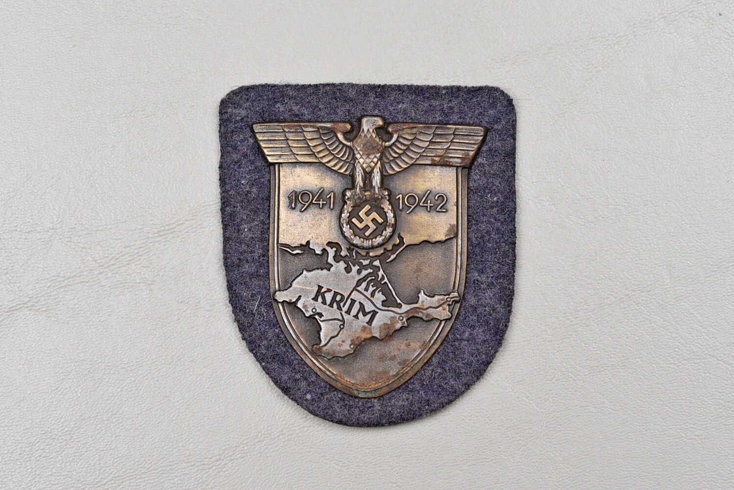 WWII GERMAN LUFTWAFFE KRIM ARM SHIELD